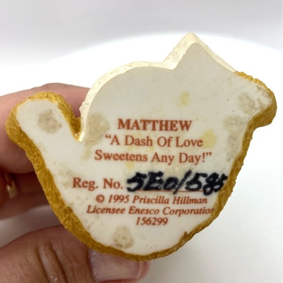 Cherished Teddies - Mathew "A Dash of Love Sweetens Any Day!" - Picture 9 of 9